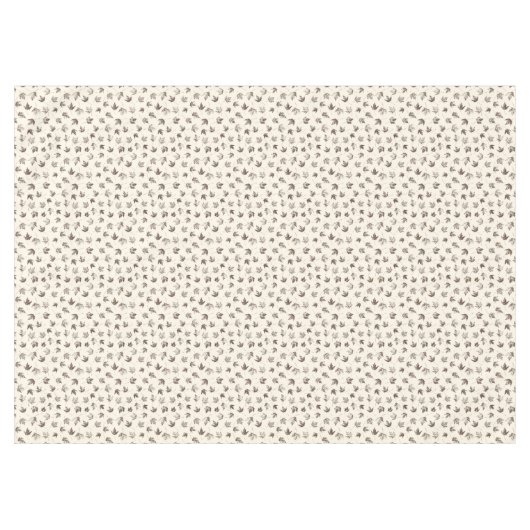Fall Ahorn Verlasse auf Creme - nahtloses Muster. Tischdecke (Vorderseite (Horizontal))