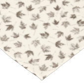 Fall Ahorn Verlasse auf Creme - nahtloses Muster. Tischdecke (Schrägansicht)
