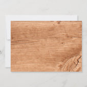 Fall-Ahornblatt-Hochzeits-Einladung auf Eiche Einladung (Rückseite)