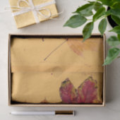 Fall Ahornleaf Brown and Orange Tissue Paper Seidenpapier (Geschenk)