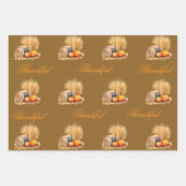 Fall All Occasions, Autumn Sunflower, Fall Pumpkin Geschenkpapier Set (Vorderseite 3)