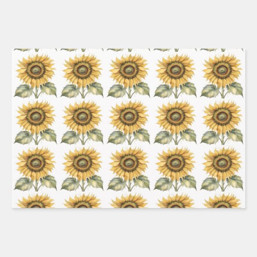 Fall All Occasions, Autumn Sunflower, Fall Pumpkin Geschenkpapier Set (Vorderseite 2)