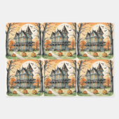 Fall All Occasions, Autumn Sunflower, Fall Pumpkin Geschenkpapier Set (Vorderseite)