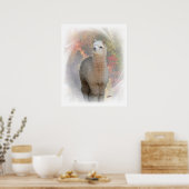 Fall Alpaca Print Poster (Küche)