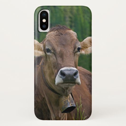 Fall Alpine Cow iPhone X Case-Mate iPhone Hülle (Rückseite)