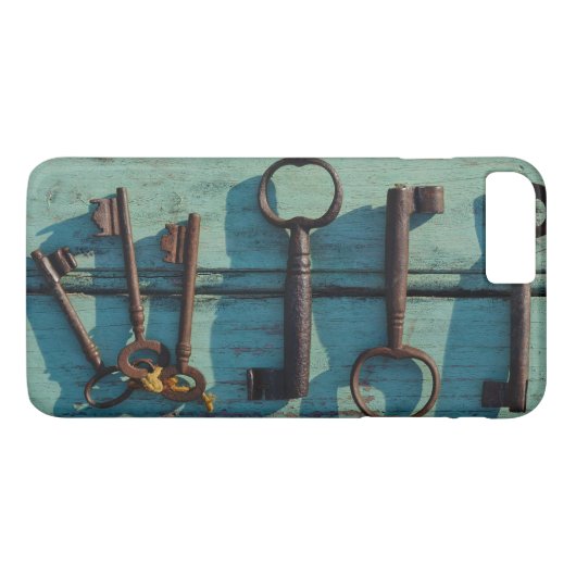 Fall: Alte Skeletttasten Case-Mate iPhone Hülle (Rückseite (Horizontal))