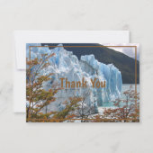 Fall am Perito Moreno Glacier, Argentinien Dankeskarte (Vorderseite)