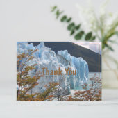 Fall am Perito Moreno Glacier, Argentinien Dankeskarte (Stehend Vorderseite)