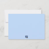 Fall am Perito Moreno Glacier, Argentinien Dankeskarte (Rückseite)