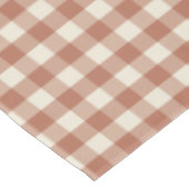 Fall Amaro auf Panna Cotta Gingham - kariertes Mus Tischdecke (Schrägansicht)