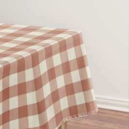 Fall Amaro auf Panna Cotta Gingham - kariertes Mus Tischdecke