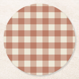 Fall Amaro auf Panna Cotta Gingham - kariertes Mus Untersetzer