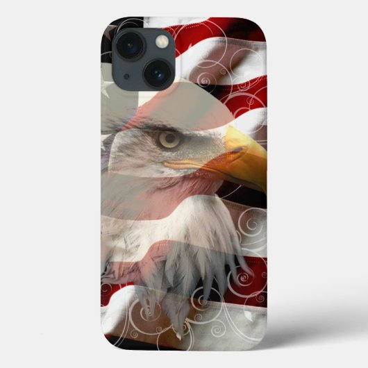 Fall "American Eagle Flag iPad Mini" Case-Mate iPhone Hülle (Rückseite)