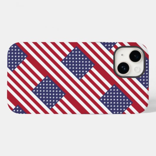Fall "American Flag Case-Mate iPhone" Case-Mate iPhone Hülle (Rückseite (Horizontal))