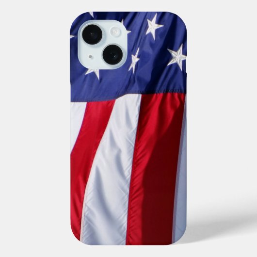 Fall "American Flag" iPhone 15 Case-Mate iPhone Hülle (Rückseite)