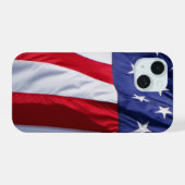 Fall "American Flag" iPhone 15 Hülle (Rückseite (Horizontal))