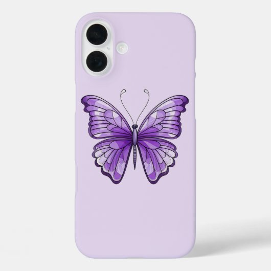Fall Amethyst Wings iPhone/iPad Case-Mate iPhone Hülle (Rückseite)