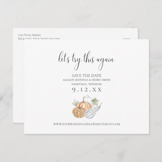 Fall Ändern des Ankündigung Datum freihalten (Vorne/Hinten)