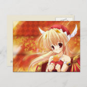 Fall Anime Postkarte (Vorne/Hinten)