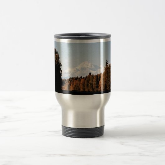 Fall-Ansicht von Denali, der Mount McKinley Reisebecher (Mittel)