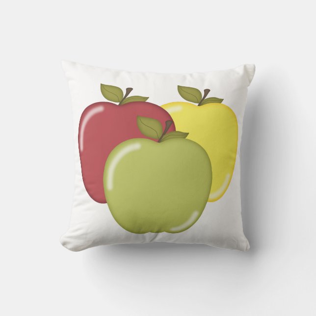Fall-Äpfel Kissen (Vorderseite)