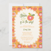 Fall Apfel unseres Augengeschlechts neutral Einladung (Vorderseite)