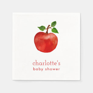 Fall Apple Baby Showpapier Napkins Serviette