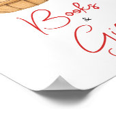 Fall Apple Basket Baby Dusche Bücher und Geschenke Poster (Ecke)