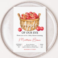 Fall Apple Basket Baby Dusche