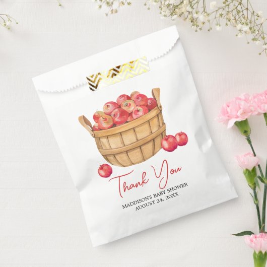 Fall Apple Basket Baby Dusche Geschenktütchen (Versiegelt)