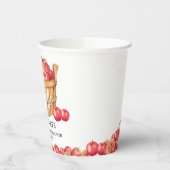 Fall Apple Basket Baby Dusche Pappbecher (Links)