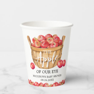Fall Apple Basket Baby Dusche Pappbecher