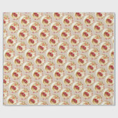 Fall Apple Basket Geschenkpapier Wrap Wrapping Pap (Flach)