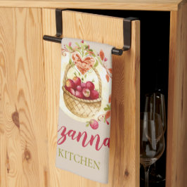 Fall Apple Basket Personalisierte Küchentücher