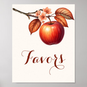 Fall Apple Brautparty Favoriten Poster