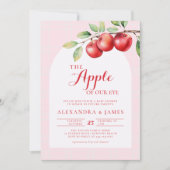 Fall Apple Harvest Boho Coed Pink Niedlich Girl Du Einladung (Vorderseite)