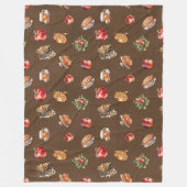 Fall Apple Harvest Throw Fleecedecke (Vorderseite)