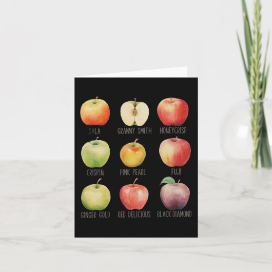 Fall Apple picken Apple Orchard Boho Farm Festhalt Karte (Vorderseite)