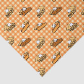 Fall Apple Pumpkin und Pecan Pie Muster Seidenpapier (Ausschnitt)