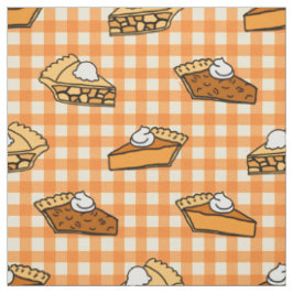 Fall Apple Pumpkin und Pecan Pie Muster Stoff