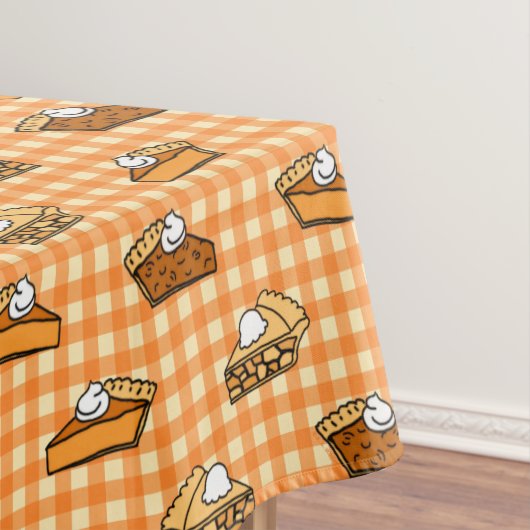 Fall Apple Pumpkin und Pecan Pie Muster Tischdecke (Beispiel)