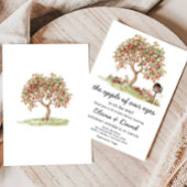 Fall Apple unserer Eyes Baby Dusche Einladung