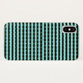 Fall Aqua, Black, Gold Case-Mate iPhone X Hülle (Rückseite (Horizontal))