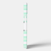 Fall Aqua Stripe "Name" iPad Mini Case-Mate iPhone Hülle (Rückseite / Rechts)