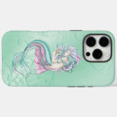 Fall aquamarin Mermaid Case-Mate iPhone Case-Mate iPhone Hülle (Rückseite (Horizontal))