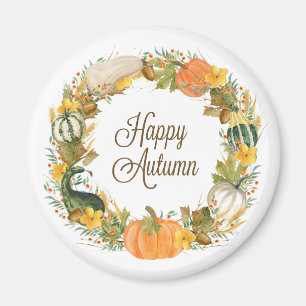 Fall-Aquarell-Kranz Magnet