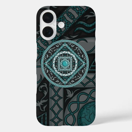 Fall Aquarius Mandala Case-Mate Phone iPhone Hülle (Rückseite)