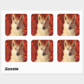Fall Arctic Wolf Stickers (Blatt)