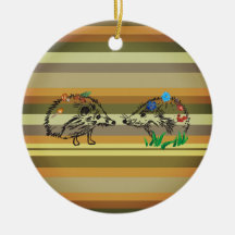 Fall Art Igels Liebe Ornament