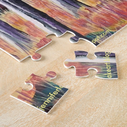 Fall Aspen Abstrakt Puzzle (Seite)